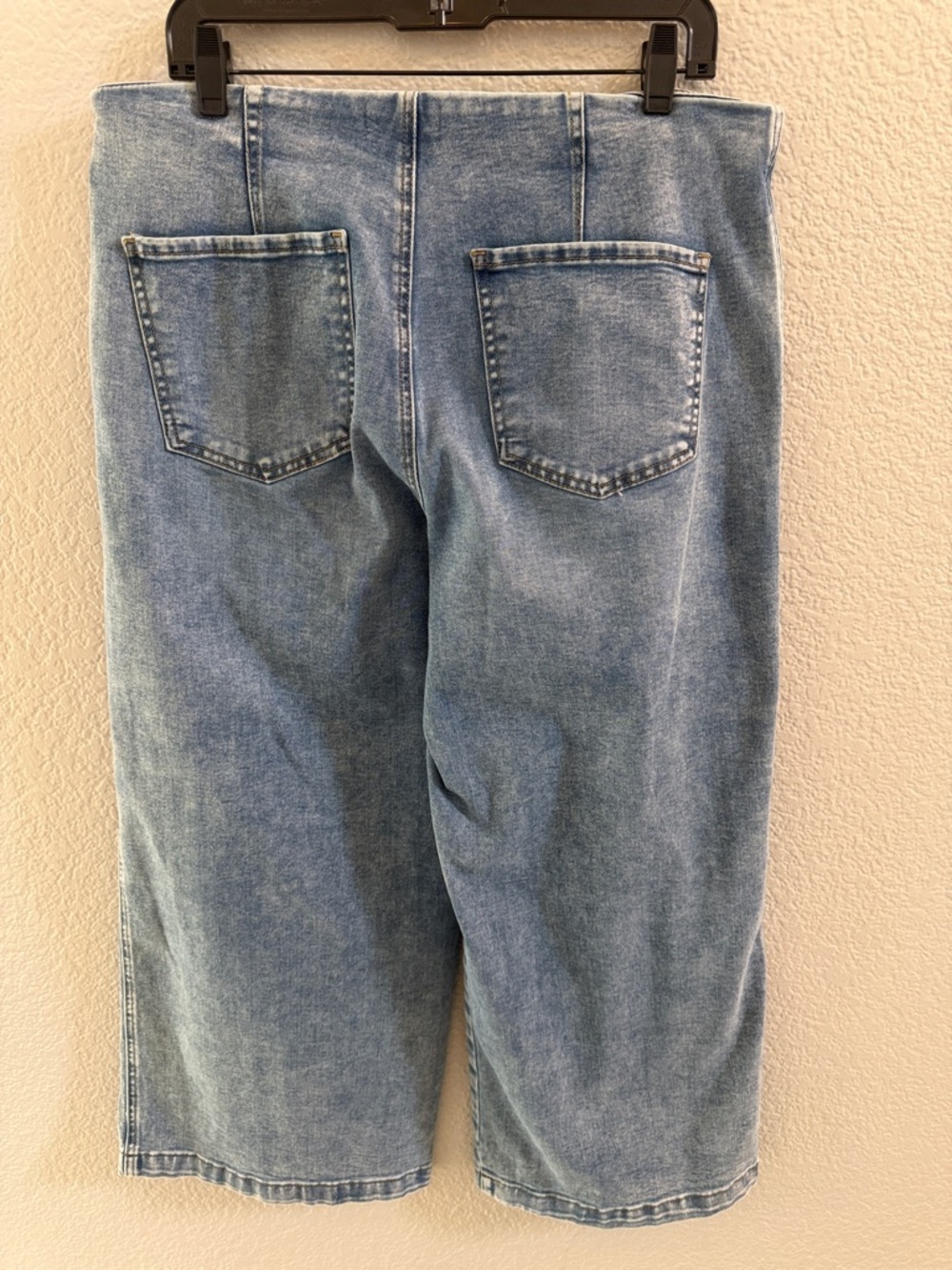 Kut from the Kloth High Rise Cropped Slouchy Wide Leg Jeans Size 14 - Picture 6 of 8